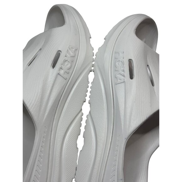 HOKA ORA Recovery Slide Sandals 3 White-sz 10 - Picture 9 of 11